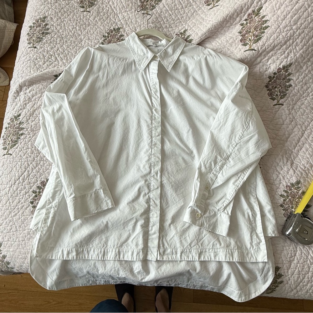 Tibi White Loose Fit Shirt
